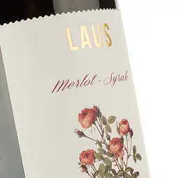 Вино Laus Tinto Joven Merlot Syrah червоне сухе 0.75 л - мініатюра 3