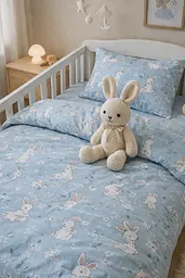 Набір для дитячого ліжечка Cotton з 6 речей TC303375636 - мініатюра 2