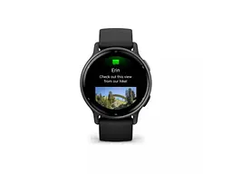 Смарт-годинник Garmin vivoactive 5 Slate Aluminum Bezel with Black Case and Silicone Band (010-02862-10)