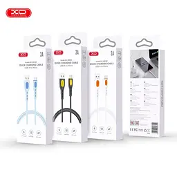 Кабель XO NB280 Jian Yan Series Micro Data Cable 1M 3A Білий - мініатюра 2