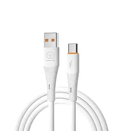 Кабель WUW-X224/TPC USB Type-C 2,4А білий