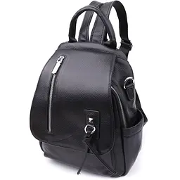 Класичний жіночий рюкзак із натуральної шкіри Vintage 23х30х13 см sum0027387