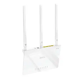 Маршрутизатор (роутер) Hoco HI30 WiFi4 100Mbs White - мініатюра 3