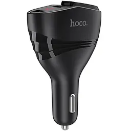 Автомобільний зарядний пристрій Hoco Z34 Display Black 3.1 A 2 USB + Cigarette Lighter Car - мініатюра 3