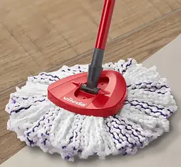 Змінна насадка для швабри Vileda TURBO 3in1 Microfibre – трикутна форма, мікрофібра, машинне прання - мініатюра 3