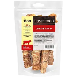 Ласощі для собак Home Food спіраль м’ясна 40 г