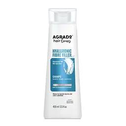 Шампунь Agrado Hair Loves Hyaluronic Fibre Filler Shampoo для тьмяного та зневодненого волосся 400 мл