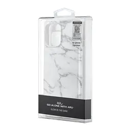 Чохол Lum Neon (світяться у темряві) iPhone 13 Pro Max Marble White - мініатюра 2