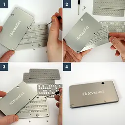 Мнемонічний планшет Btcwallet FoldTab S1 для зберігання сід-фрази - мініатюра 3
