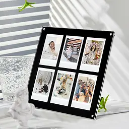 Фоторамка Fujifilm Instax Mini на 6 фото, акрилова чорна - мініатюра 4