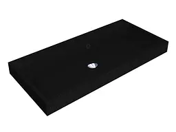 Умивальник Miraggio VARNA 900 BLACK (8813478) Mirasoft, Матовий, Накладний/Врізний, Чорний