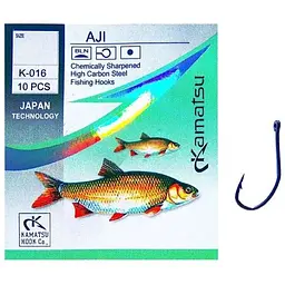 Гачок для мирної риби Kamatsu Aji №4 (10 шт/уп) K-016