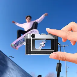 Мініатюрна цифрова камера HOCO DV210 Mini digital camera чорна 6942007662925 - мініатюра 4