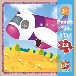 Пазл G-Toys «Транспорт», 12 елементів (LT02)