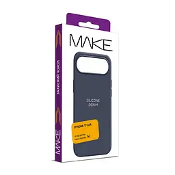 Чохол MAKE Apple iPhone 17 Air Silicone Denim - мініатюра 2