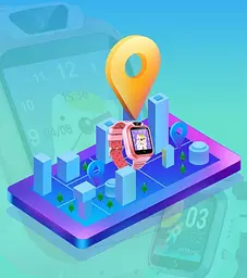 Дитячий смарт-годинник Smart Watch Q8 синій - мініатюра 4