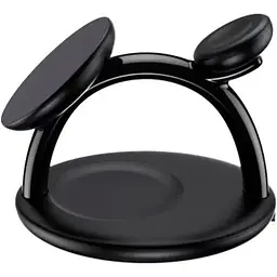 Бездротовий зарядний пристрій Choetech T587-F Magnetic 3 в 1 Wireless Charging Stand Black [101519]