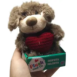 М’яка іграшка Plush and Co. Песик (коричневий) 12 см - мініатюра 2