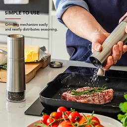 Набір млинків для солі та перцю KitchenAid Universal сріблястий 2 шт. (KOG988OSSSA) - мініатюра 10