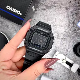 Чоловічий годинник Casio W-218H-1B Чорний ( AT1141-0123 ) - мініатюра 7