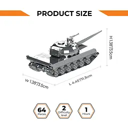 Колекційна модель Metal Time Object 430 MT065 (World of Tanks) - мініатюра 6