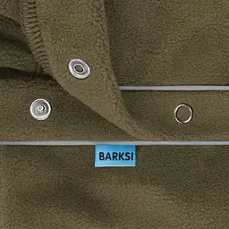 Кофта для собак Barksi Textile флісова XXL оливкова з чорним - мініатюра 5