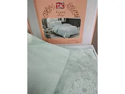 Комплект постільної білизни Lucca Mint Євро Tac pbe0041700 - мініатюра 3