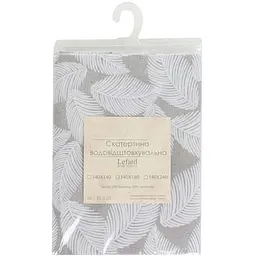Скатертина Lefard Home Textile Pineto Gris водовідштовхувальна 180х140 см (715-311) - мініатюра 4