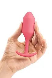Анальна пробка B-Vibe Snug Plug 2, 10.5 см (рожевий) - мініатюра 4