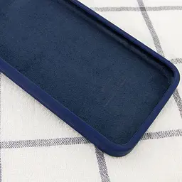 Чохол Silk Square Full Camera Protective (AA) NO LOGO для Apple iPhone XR (6.1") Темно-синій / Midnight blue - мініатюра 3