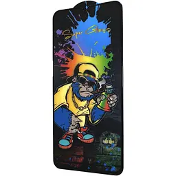 Захисне скло DK Full Glue 3D Monkey для Samsung Galaxy A34 A346 black