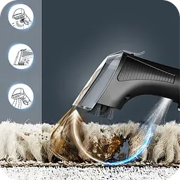 Пилосос миючий Rowenta Clean It Hot & Cold 1150 Вт чорно-золотий (IN7021F0) - мініатюра 6