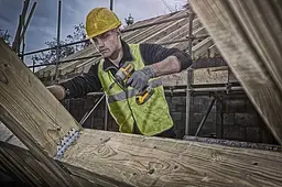 DeWALT Шурупокрут ударний аккумуляторний DeWalt XR Li-Ion 18В 205Нм 3250об/хв 3800уд/хв кейс TSTAK, 0.9кг без АКБ та ЗП - мініатюра 2