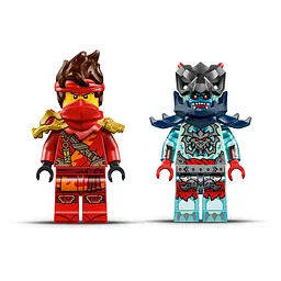Конструктор LEGO Ninjago Швидкісні перегони Кая на мотоциклі 79 деталей (71838) - мініатюра 8
