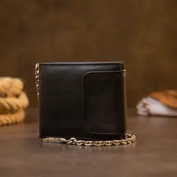 Портмоне унісекс з ланцюжком Vintage 11х9х1 см acs0016981 - мініатюра 5