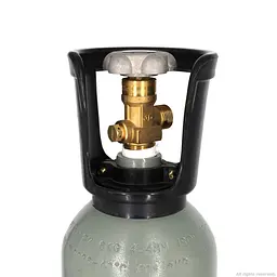 Балон CO2 з плоским дном Aqua Nova , метал, 8 л (NCO2-8L-GRAY) - мініатюра 3