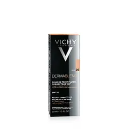 Коригуючий тональний флюїд Vichy Dermablend SPF 28 відтінок 25 (Nude) 30 мл (M5541521) - мініатюра 4