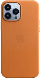 Чохол Leather Case з MagSafe для Apple iPhone 13 Pro (6.1) (Golden Brown) ААА [62743] - мініатюра 4