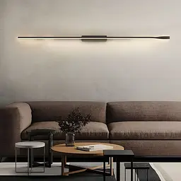 Настінний світильник WAND у чорному корпусі 100 см Line F Арт. WSG25/1000 BK