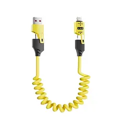 Універсальний кабель 65W + PD TYPE-C Lighting, USB 4-in-1 
