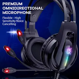 Навушники Onikuma Gaming with RGB LED K16 - мініатюра 4