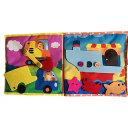 Фетрова книга для малят Bambini Авто - мініатюра 6