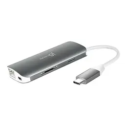 USB-Хаб j5create JCD383-N, USB Type-C 9-в-1 (JCD383-N) - мініатюра 2