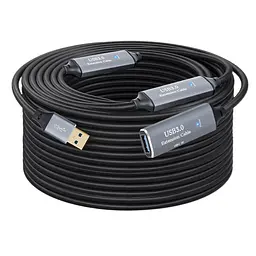 Кабель-подовжувач Digital USB3.0 AM/AF Active 20m Чорний (USB30Activ-20m1)