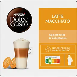Уцінка. Кава в капсулах NESCAFE Dolce Gusto Latte Macchiato 16 шт. 183.2 г - мініатюра 2