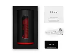 Смарт-мастурбатор LELO F1S V3 Red, 2 мотори, 8 режимів, стимуляція звуковими хвилями - мініатюра 3