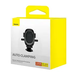 Тримач Baseus UltraControl Pro Series Clamp-Type Car Holder Set 5.4-7.2" - мініатюра 2