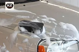 Губка для миття авто двостороння K2 Double Sided Car Sponge PRO (M462) - мініатюра 7