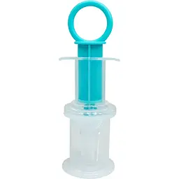 Дитячий шприц-дозатор для ліків Mega Zayka  із мірним стаканчиком MGZ-0719(Turquoise)  - мініатюра 2