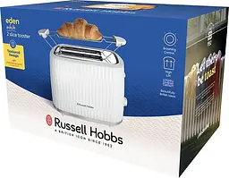 Тостер Russell Hobbs Eden 2S Toaster White 27370-56 - мініатюра 8
